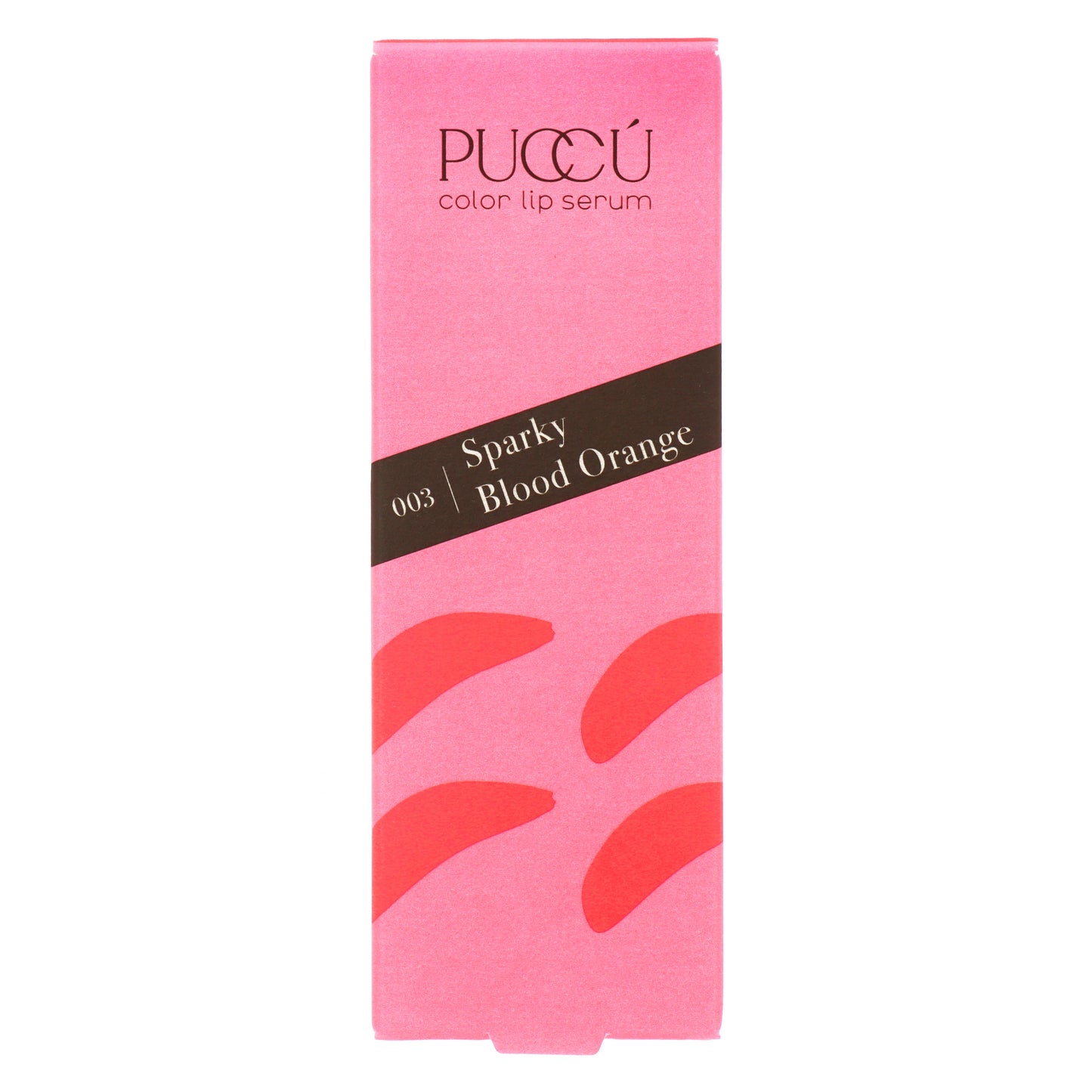 PUCCU カラーリップセラム 03スパーキーブラッドオレンジ