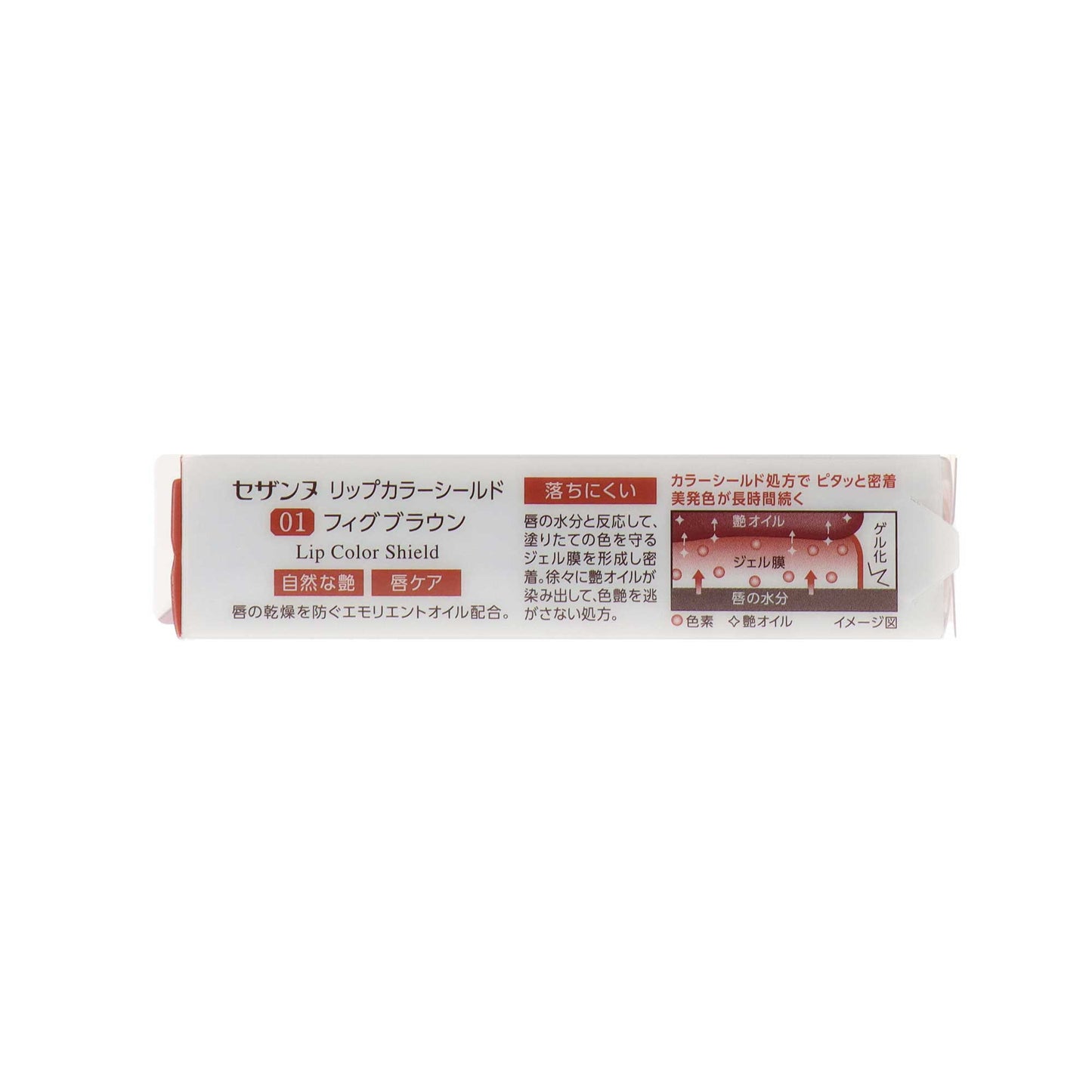 セザンヌ リップカラーシールド 01 フィグブラウン | スギ薬局 Beauty Store