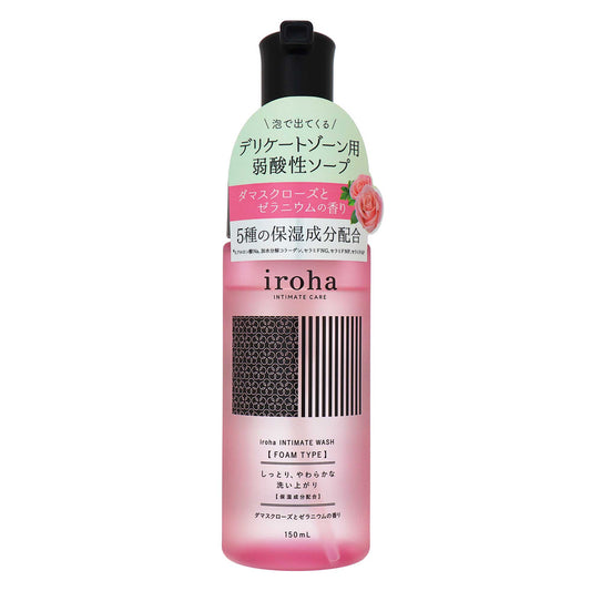 ｉｒｏｈａフォームタイプダマスクローズとゼラニウムの香り １５０ｍｌ｜スギ薬局 Beauty Store