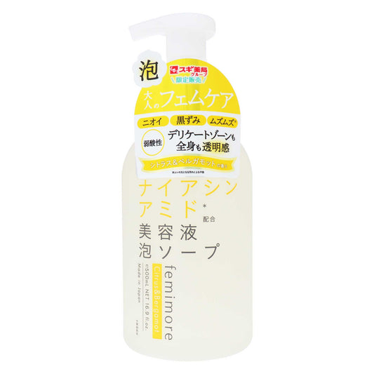 フェミモア美容液泡ソープ Ｎ シトラス＆ベルガモットの香り ５００ｍｌ｜スギ薬局 Beauty Store
