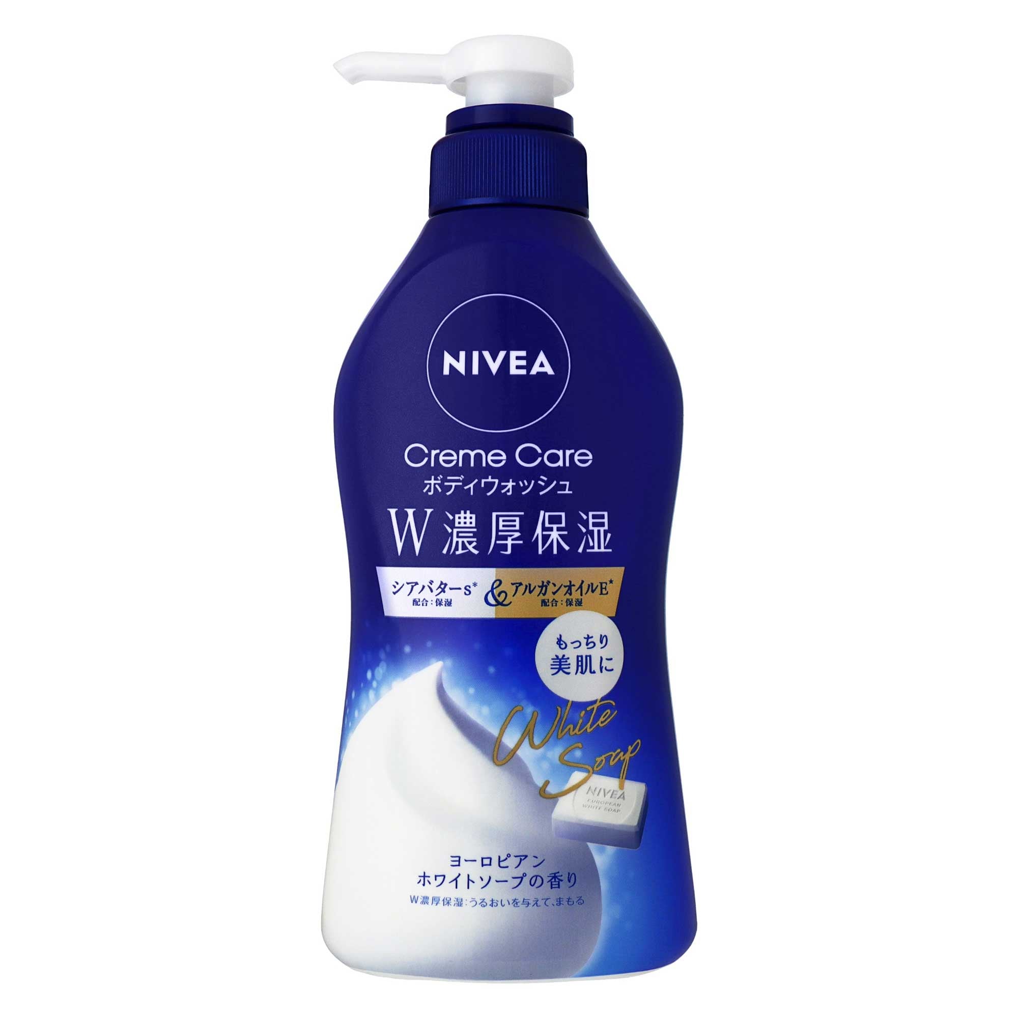 ボディソープ luxe cream soap, body polish & gloss ニベア クリームケア ボディウォッシュ ヨーロピアンホワイトソープの