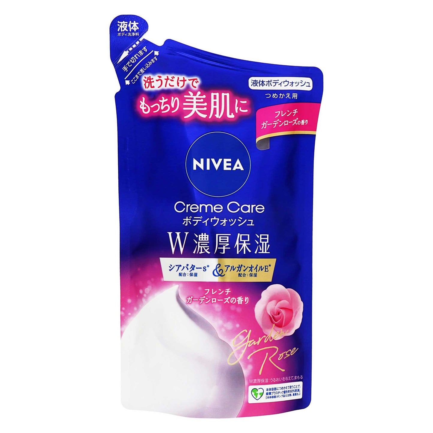 ニベア クリームケア ボディウォッシュ フレンチガーデンローズの香り 詰替｜スギ薬局 Beauty Store