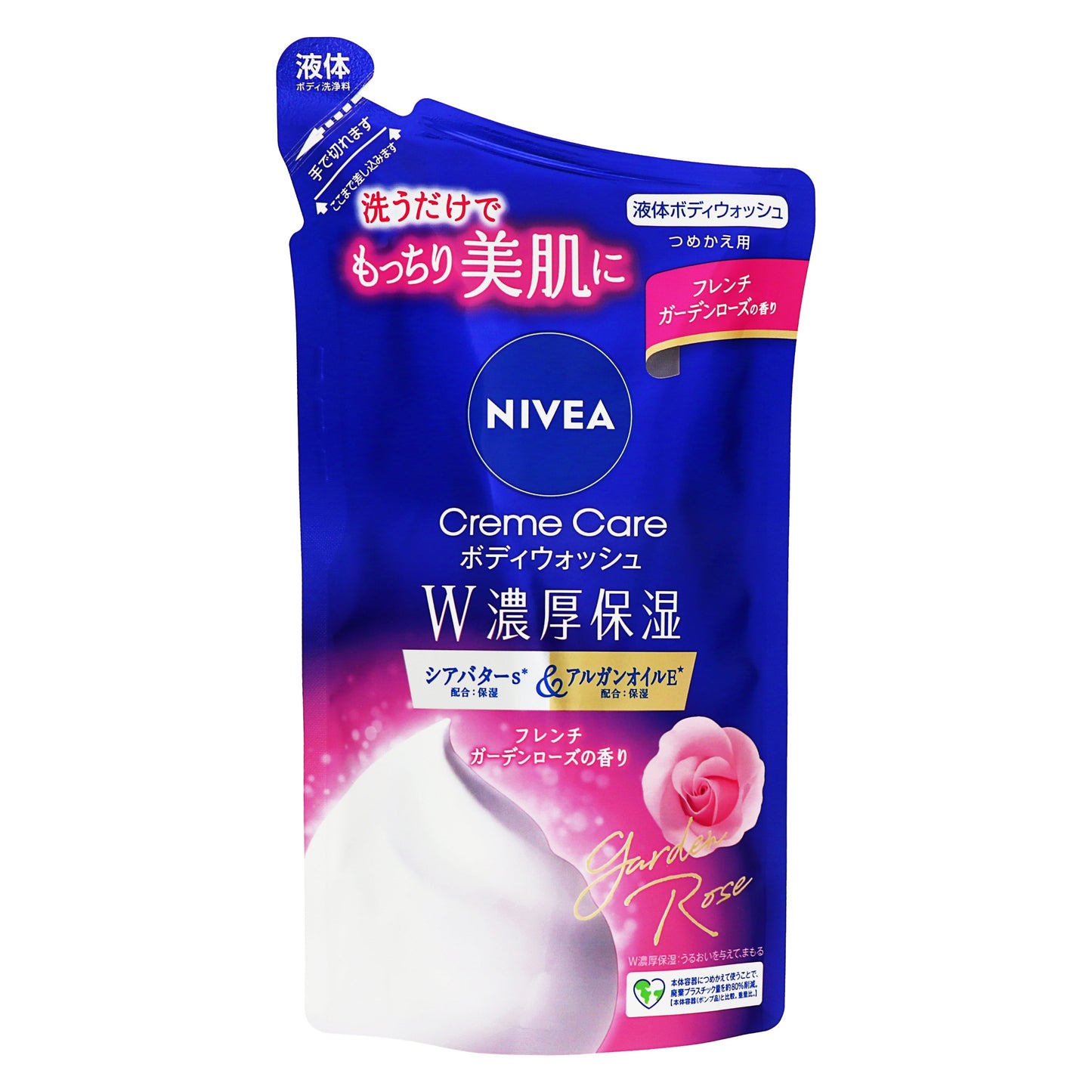 ニベア クリームケア ボディウォッシュ フレンチガーデンローズの香り 詰替｜スギ薬局 Beauty Store