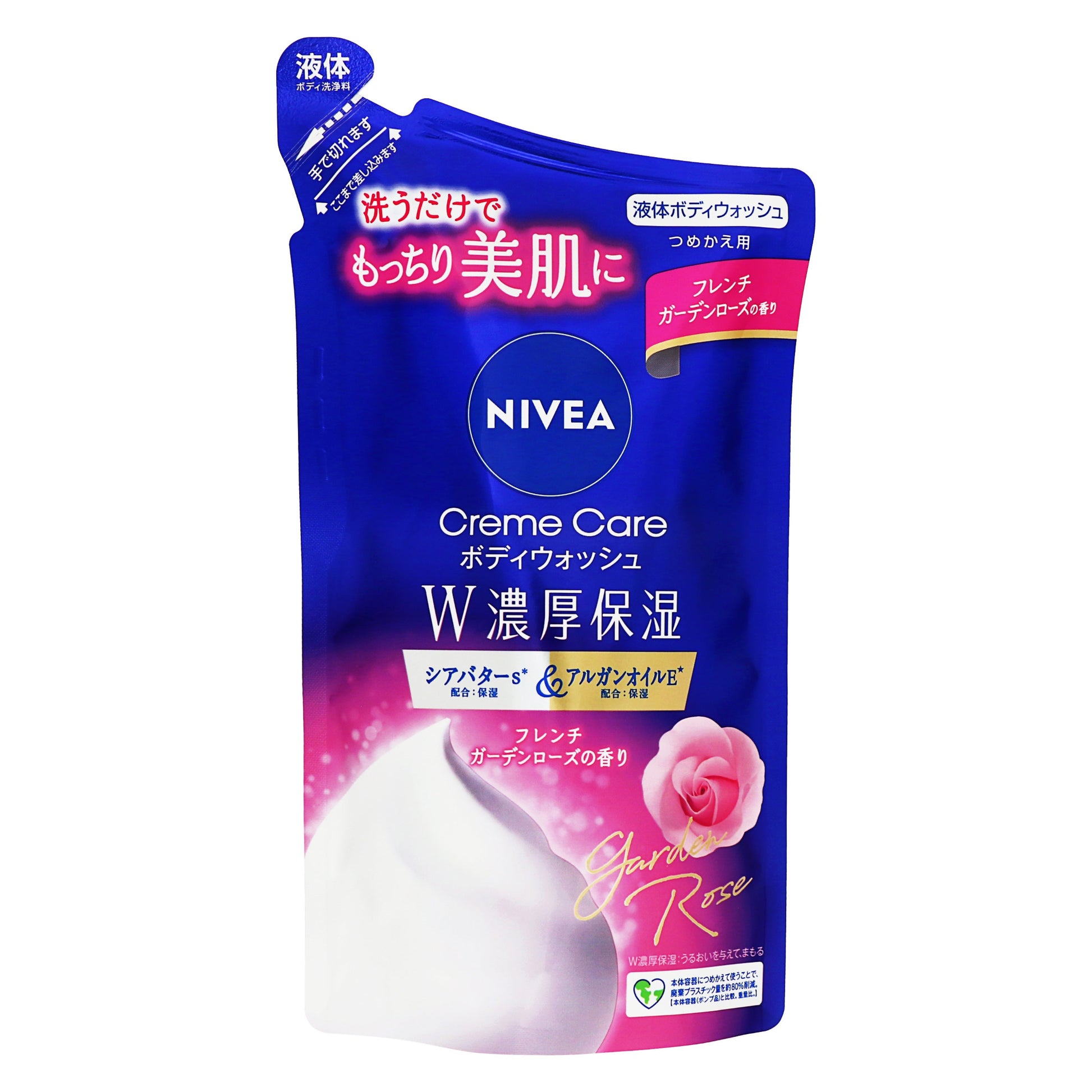 ニベア クリームケア ボディウォッシュ フレンチガーデンローズの香り 詰替｜スギ薬局 Beauty Store