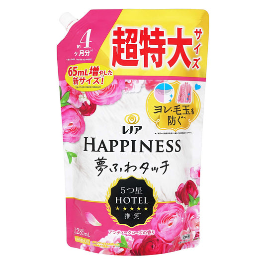 レノアハピネス夢ふわタッチ華やかに香るアンティークローズの香り詰替用超特大サイズ １，２８５ｍＬ｜スギ薬局 Beauty Store